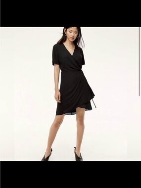 Babaton Wallace mini wrap dress